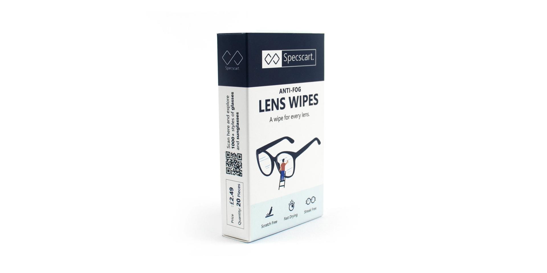 Anti fog lens Wipes - 3