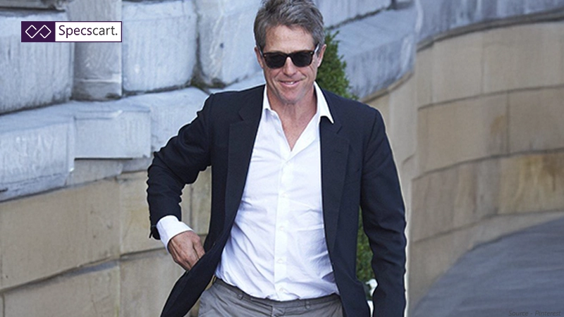 Hugh Grant's Iconic Glasses and Sunglasses Collection Hugh Grant's Iconic Glasses and Sunglasses Collection