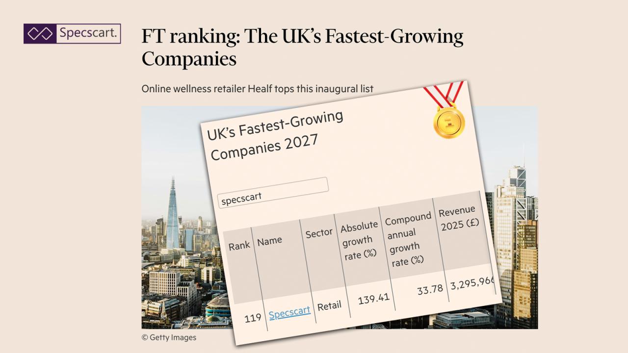 Specscart Named Among the UK's Fastest-Growing Companies by the Financial Times specscart-uks-fastest-growing-companies-2026