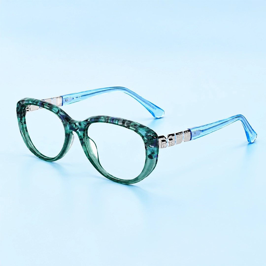 Thick-rimmed rectangular glasses in glossy black acetate with bold yellow tortoiseshell accents, displayed against a solid pale yellow background. The glasses have clear, non-prescription lenses, showcased as fashionable fake glasses for style without vision correction.