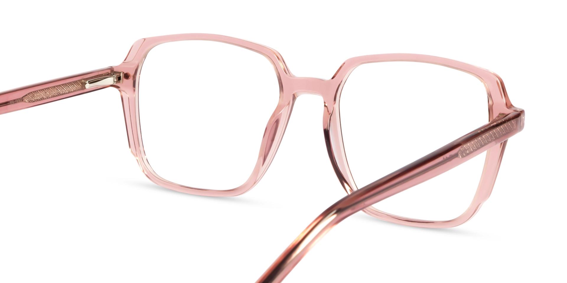 Crystal Pink Magnetic Clip-On Glasses – Yellow & Grey