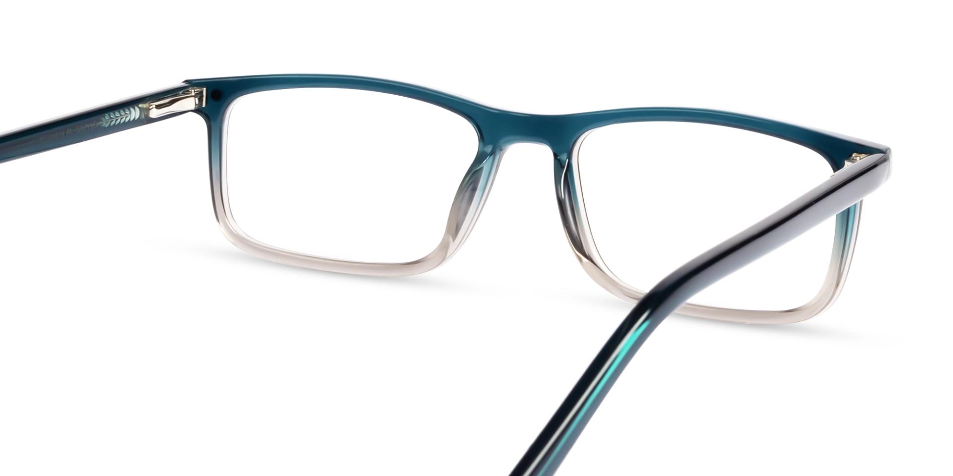 Magnetic Clip-On Prescription Glasses – Green & Yellow