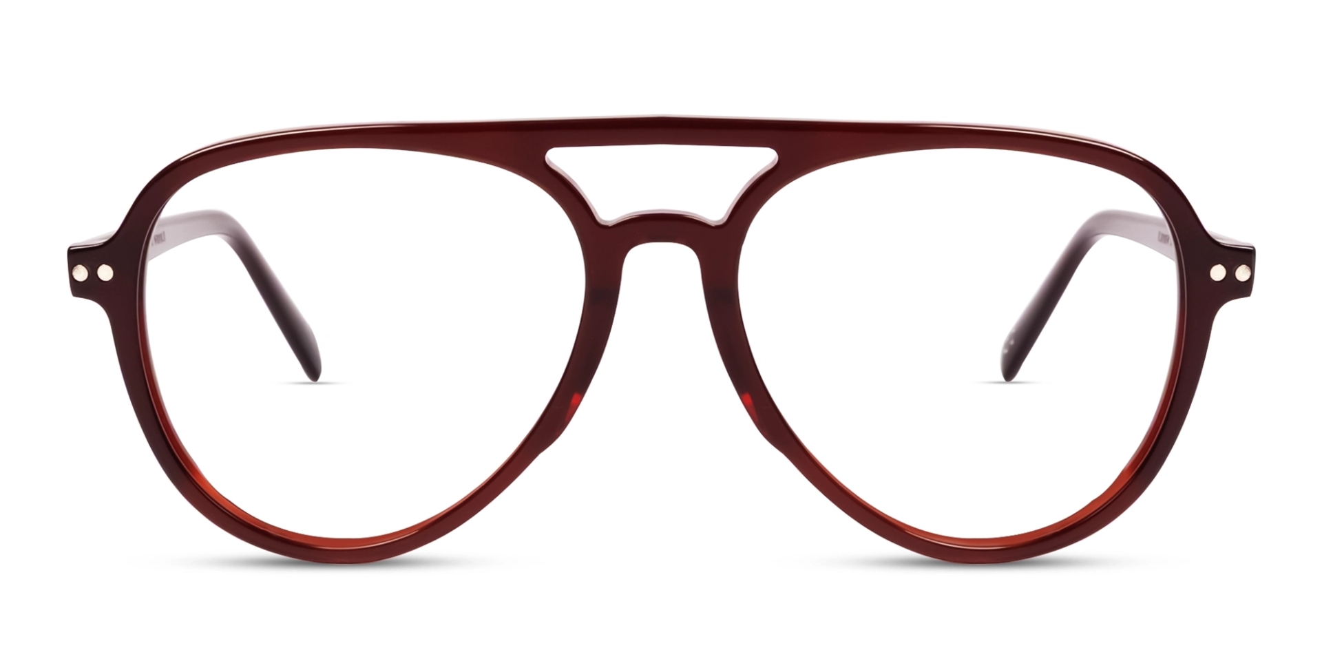 Dark Chestnut Magnetic Clip-On prescription Glasses – Green & Yellow