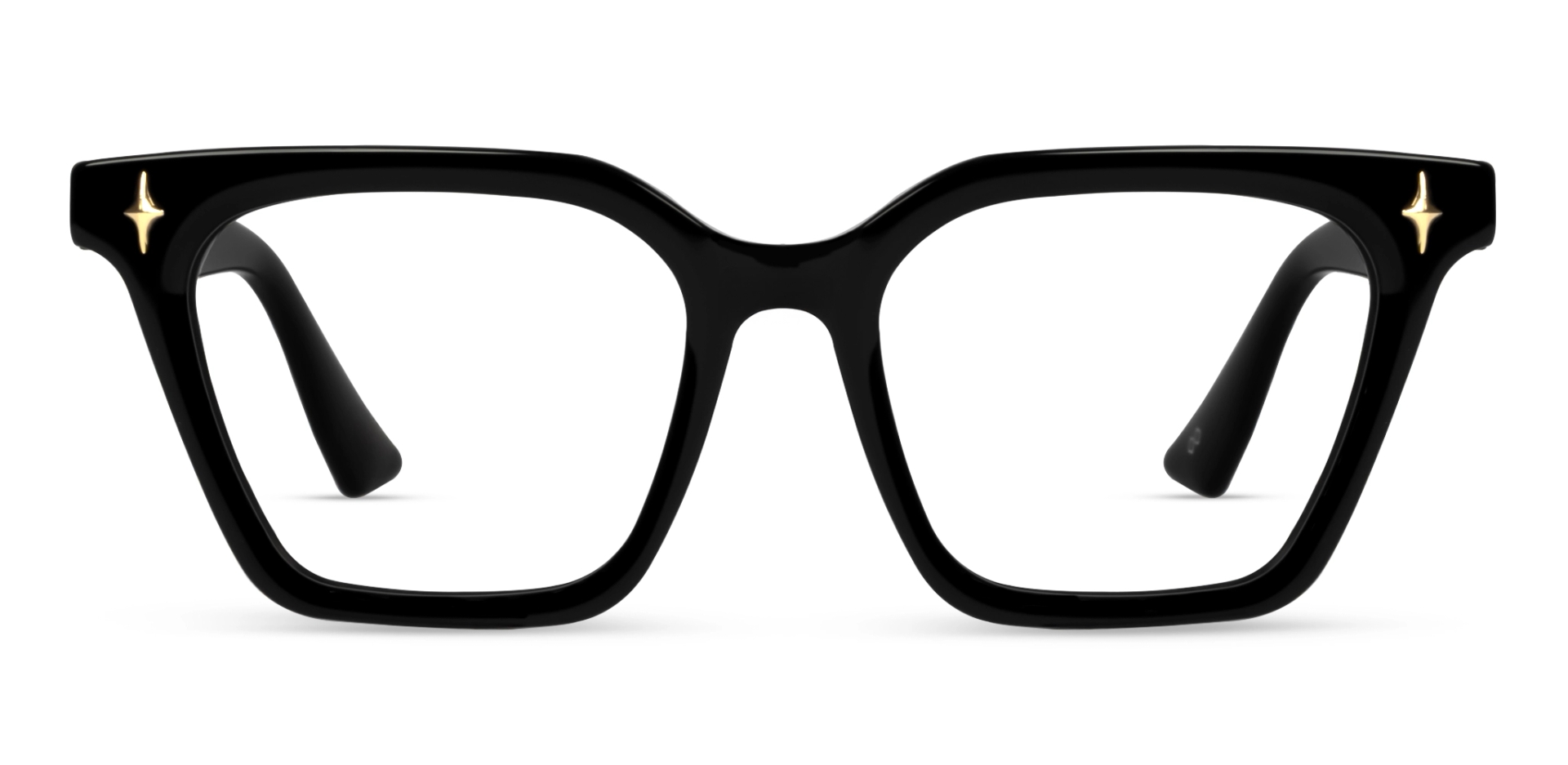 Black Square Acetate Fullrim Glasses Black Square Acetate Fullrim Glasses
