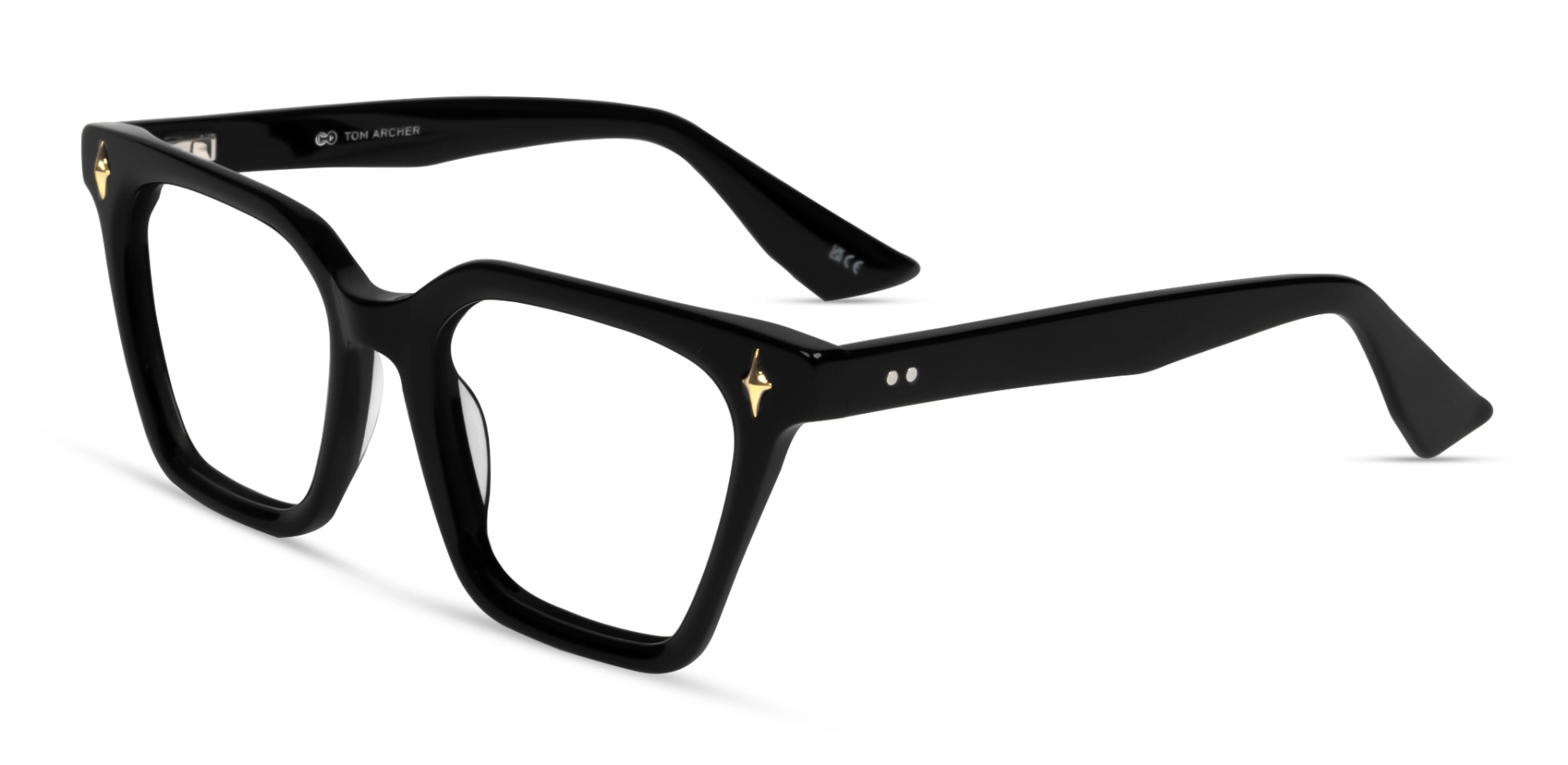 Black Square Acetate Fullrim Glasses Black Square Acetate Fullrim Glasses