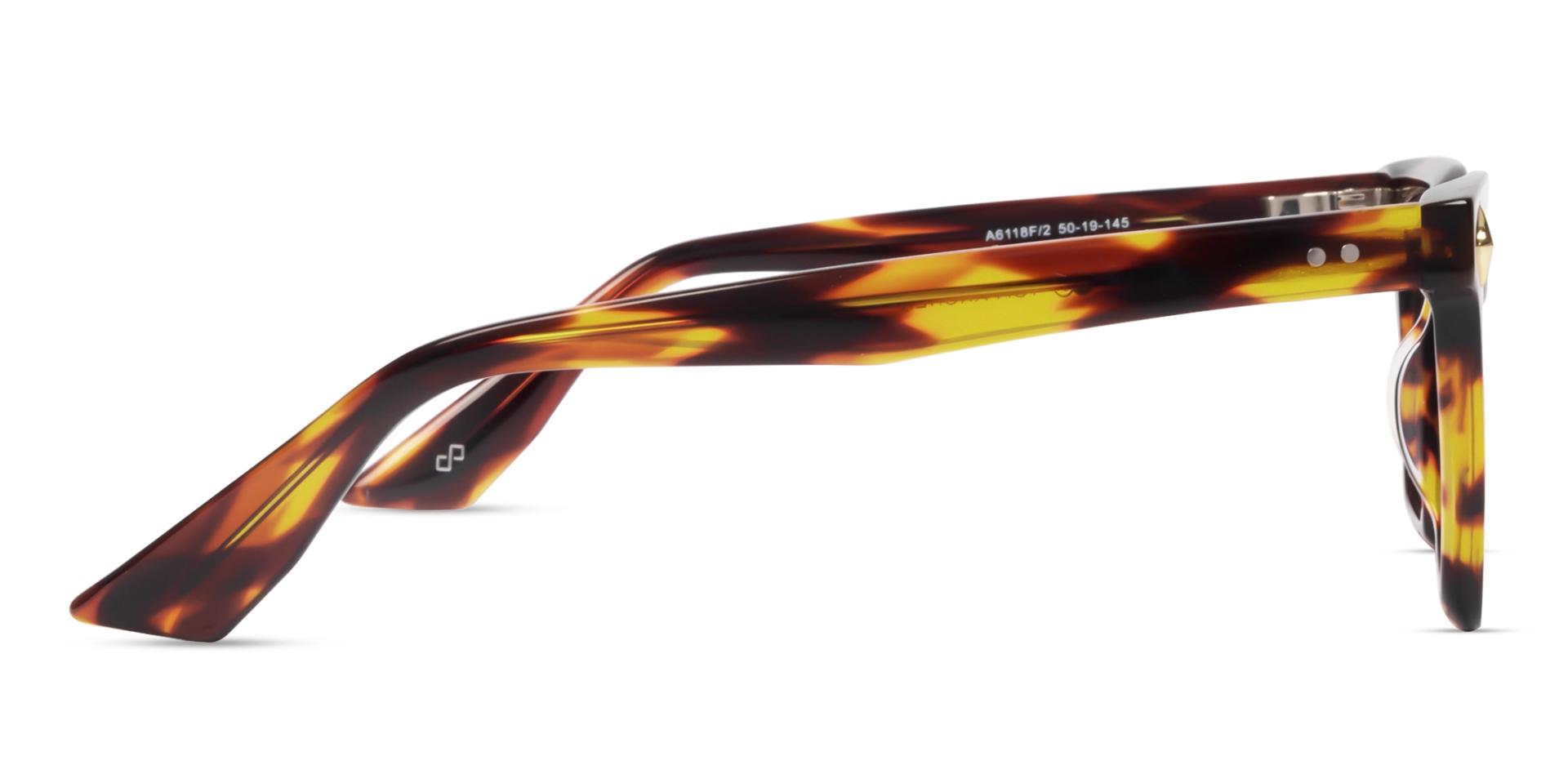 Honey Tortoise Square Acetate Fullrim Glasses