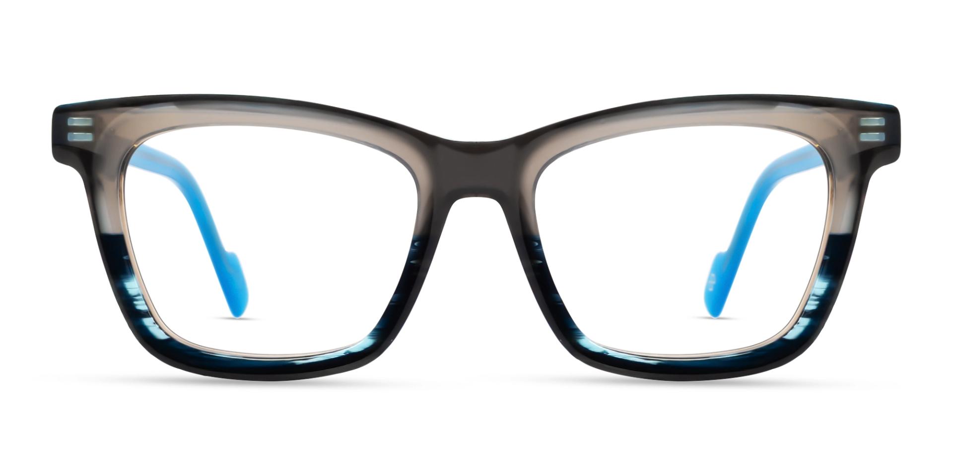Grey & Marble Square Fullrim Acetate Glasses