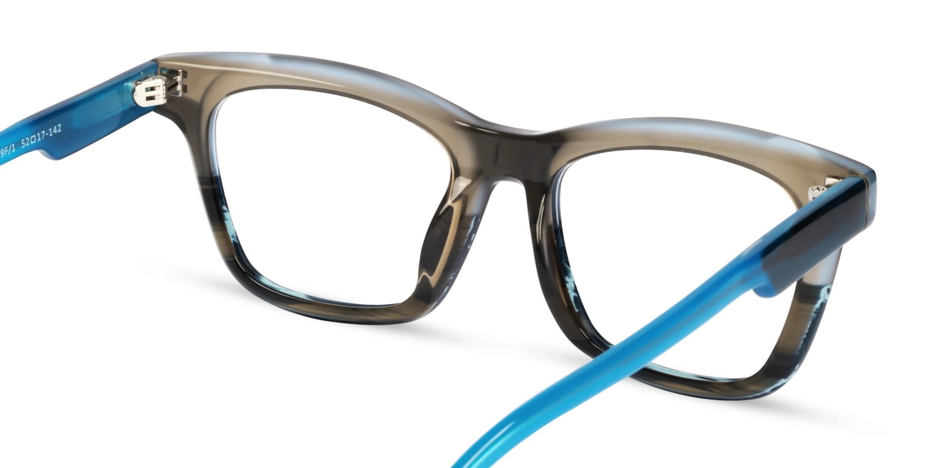 Grey & Marble Square Fullrim Acetate Glasses
