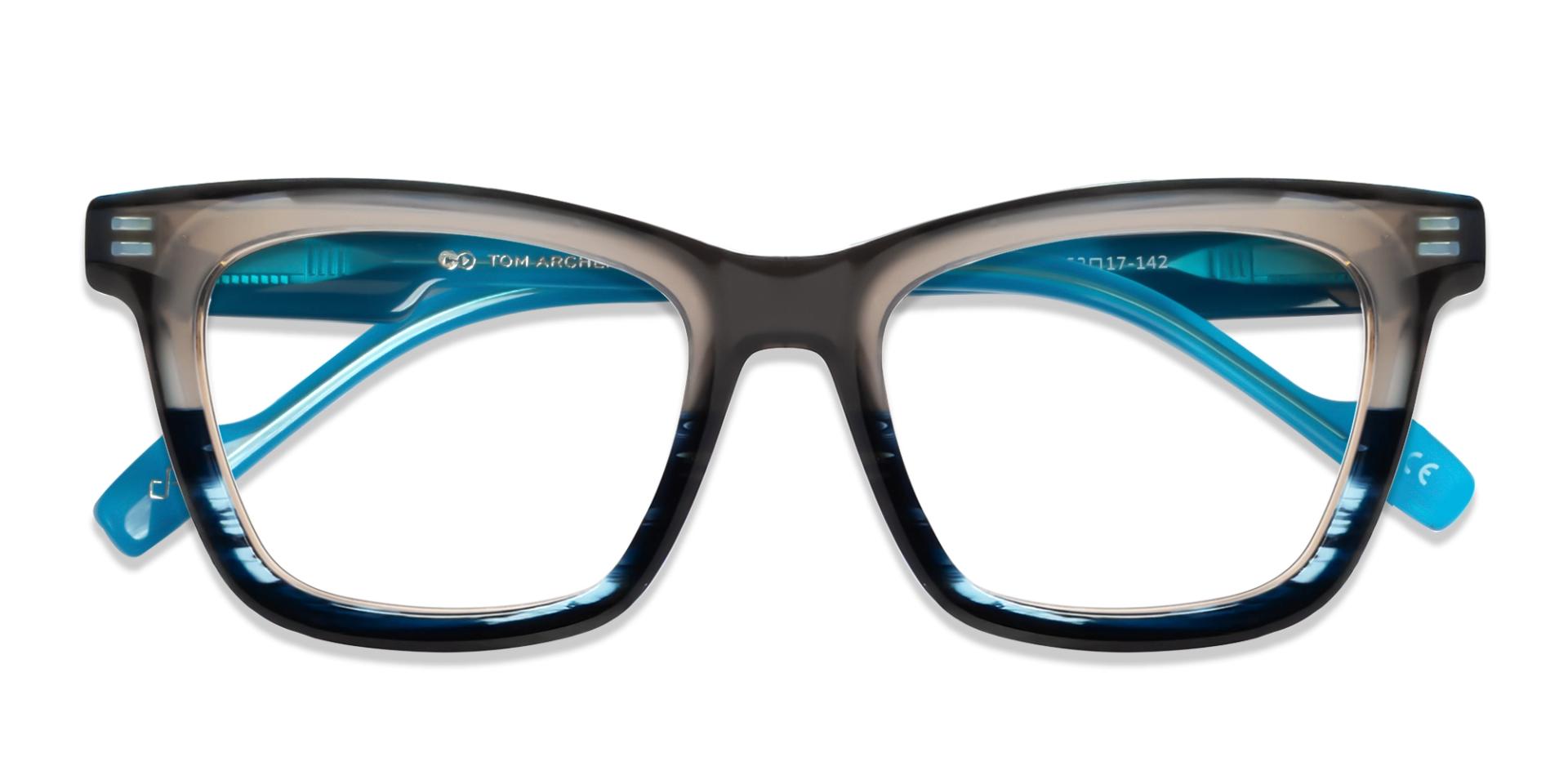 Grey & Marble Square Fullrim Acetate Glasses