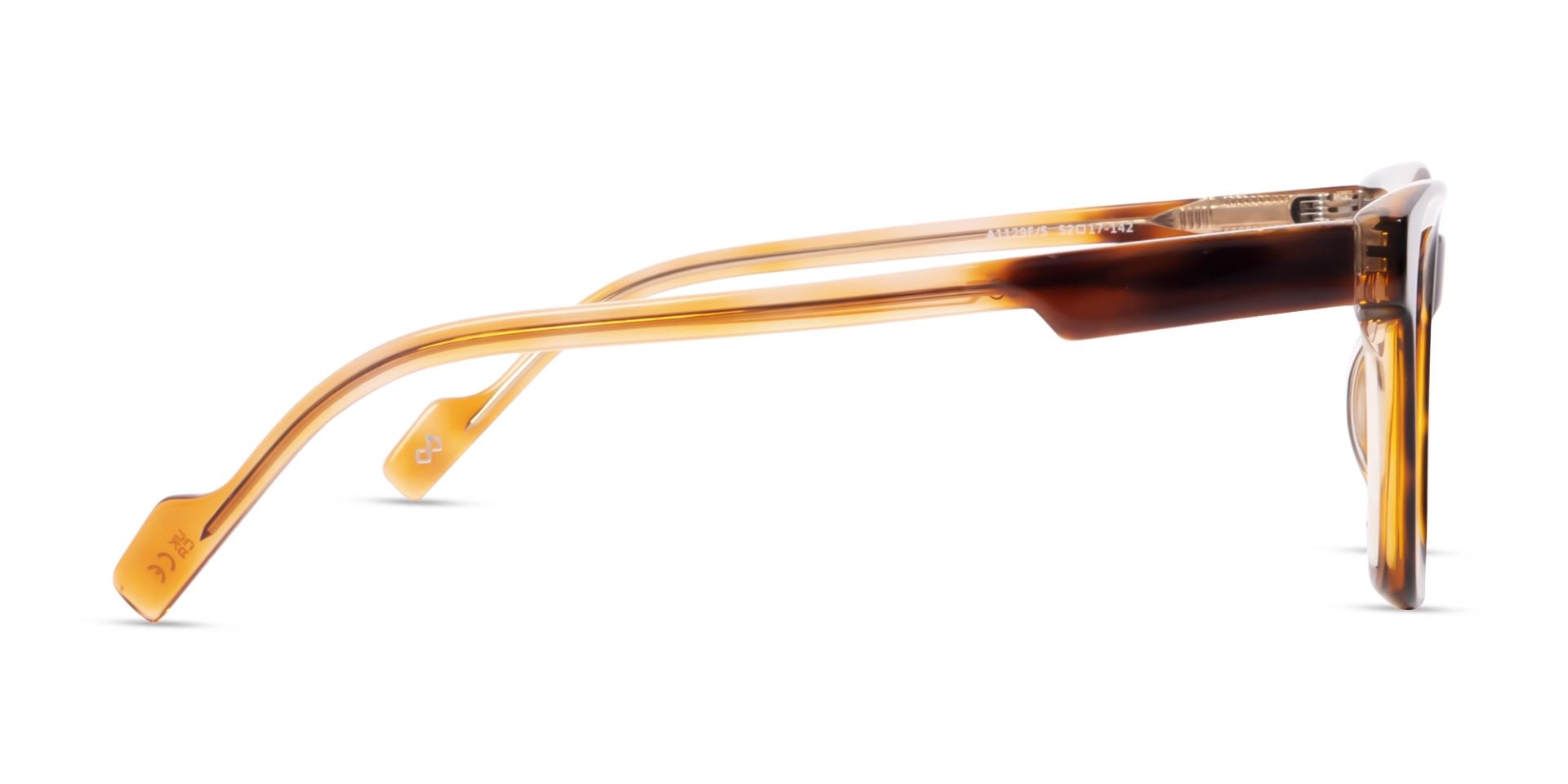 Crystal Tortoise Square Fullrim Acetate Glasses