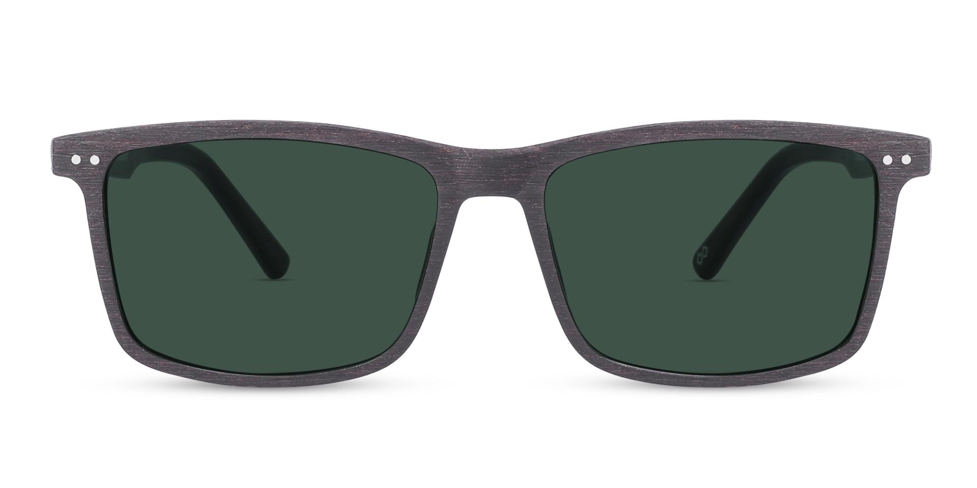 Rectangular full-rim Wooden Sunglasses Rectangular full-rim Wooden Sunglasses