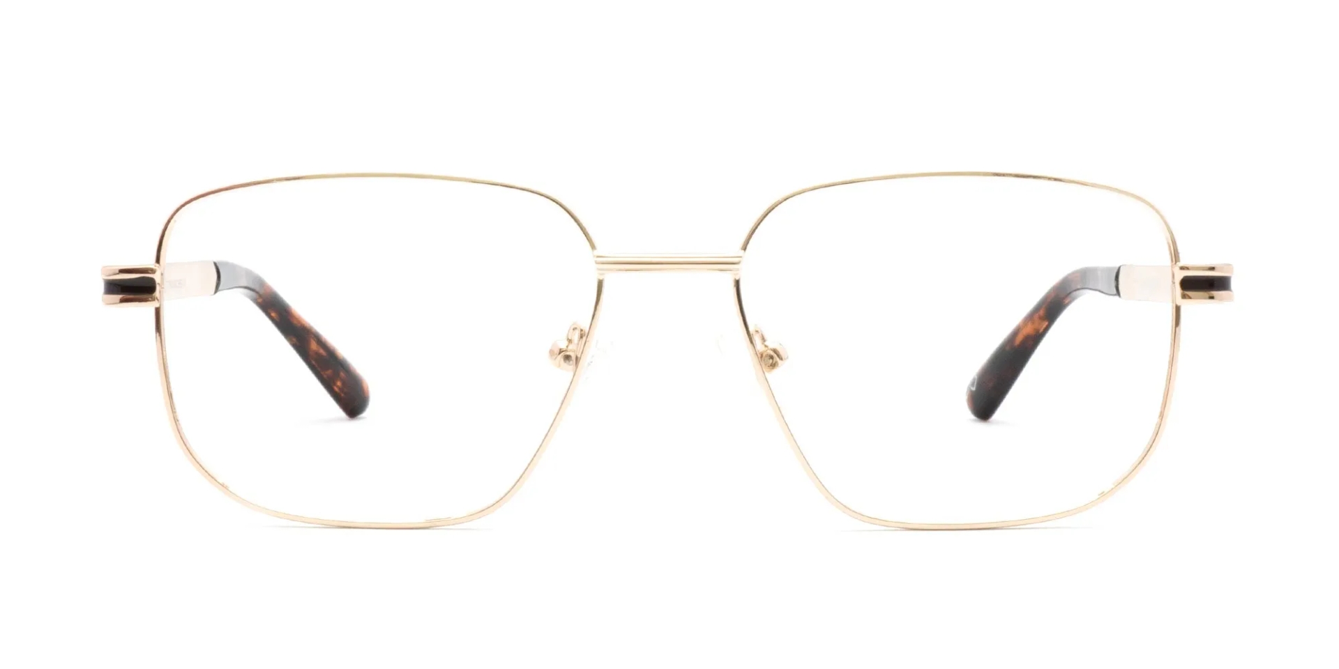 Square Gold Metal Frame Glasses Square Gold Metal Frame Glasses