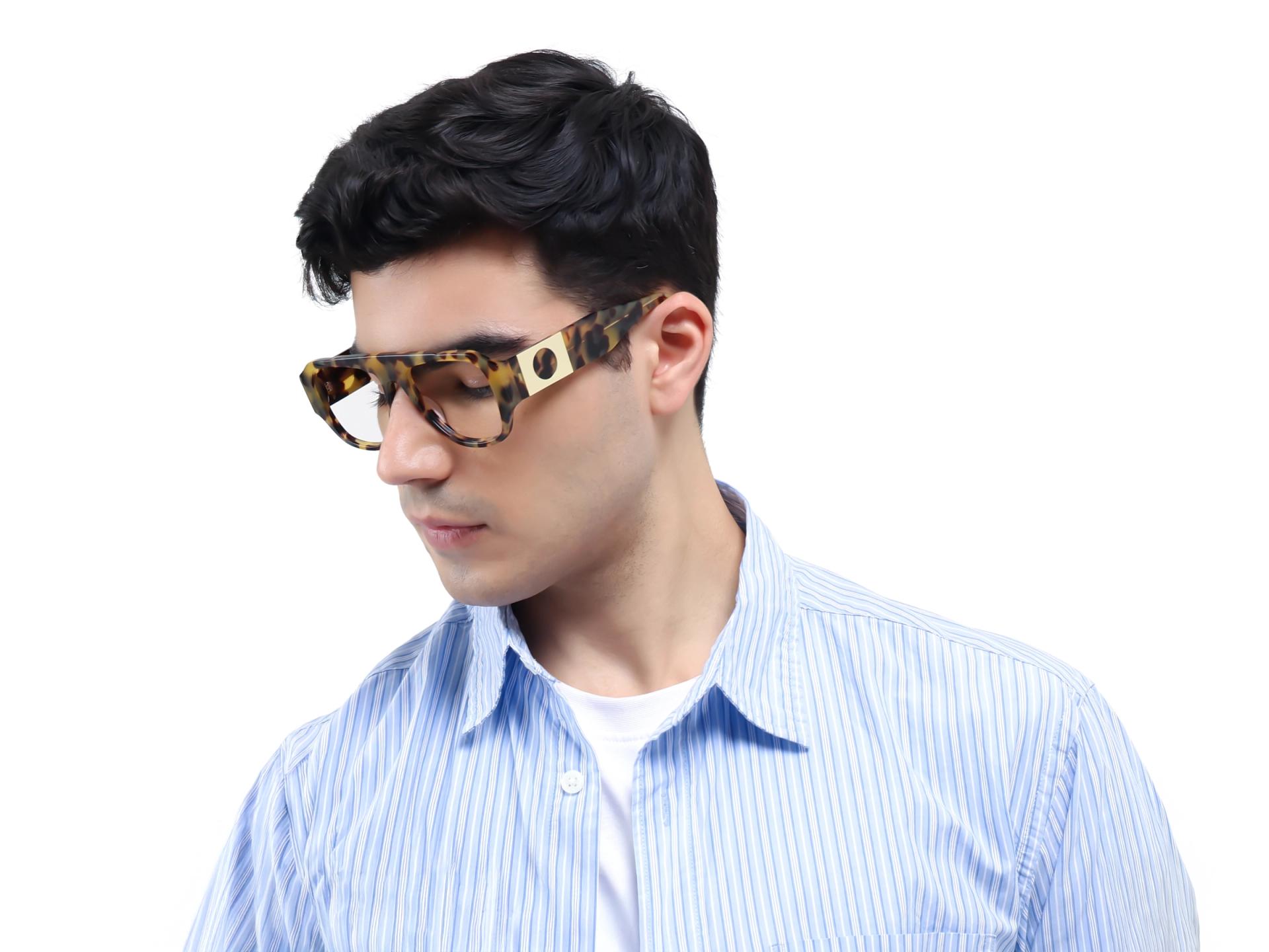 Havana Tortoise Oversized Fullrim Glasses-1