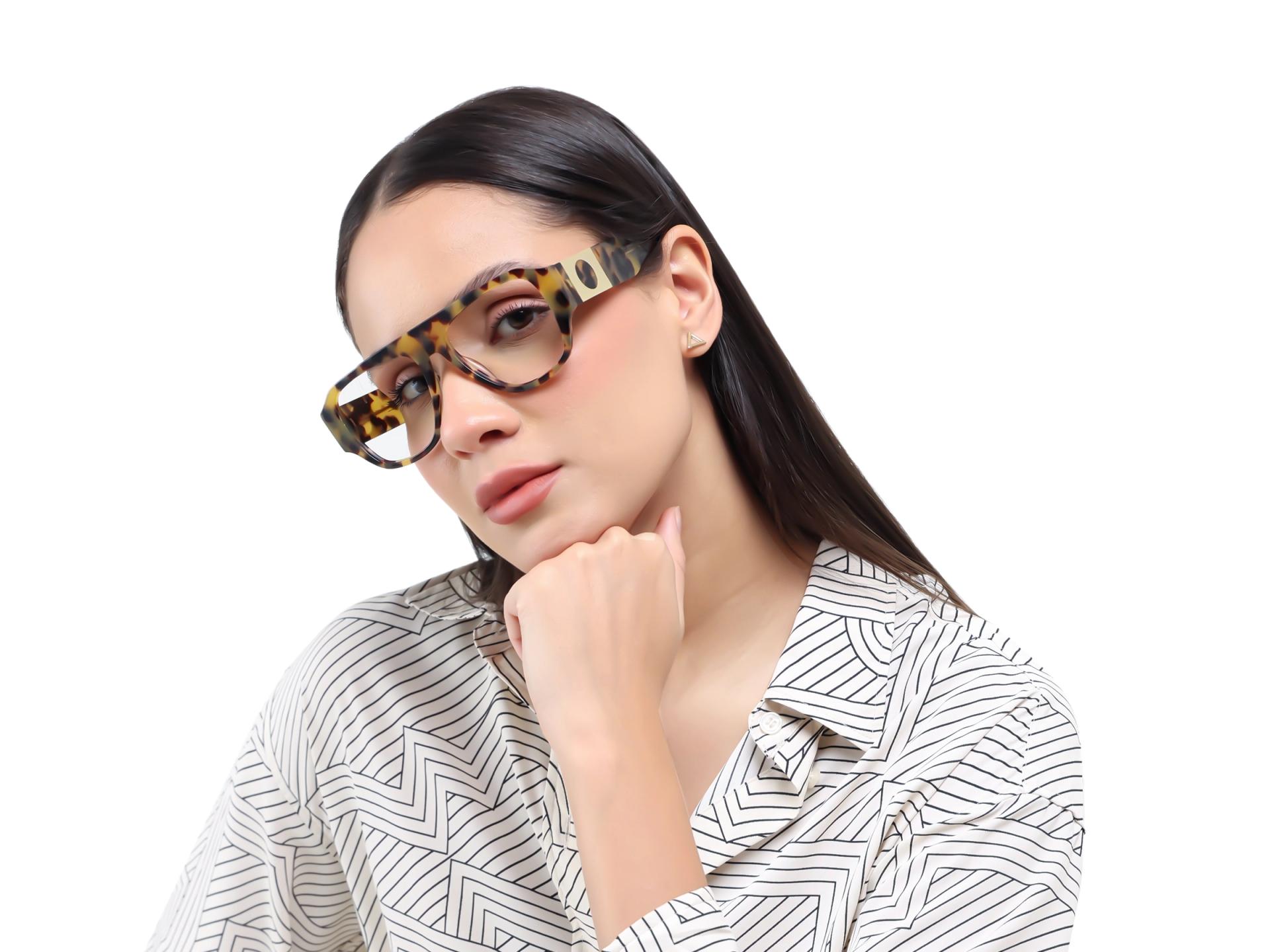 Havana Tortoise Oversized Fullrim Glasses-1