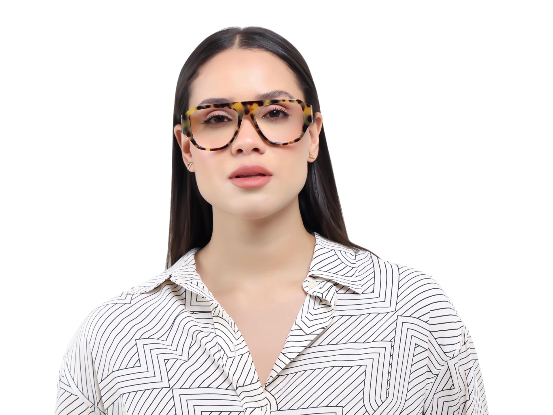 Havana Tortoise Oversized Fullrim Glasses-1