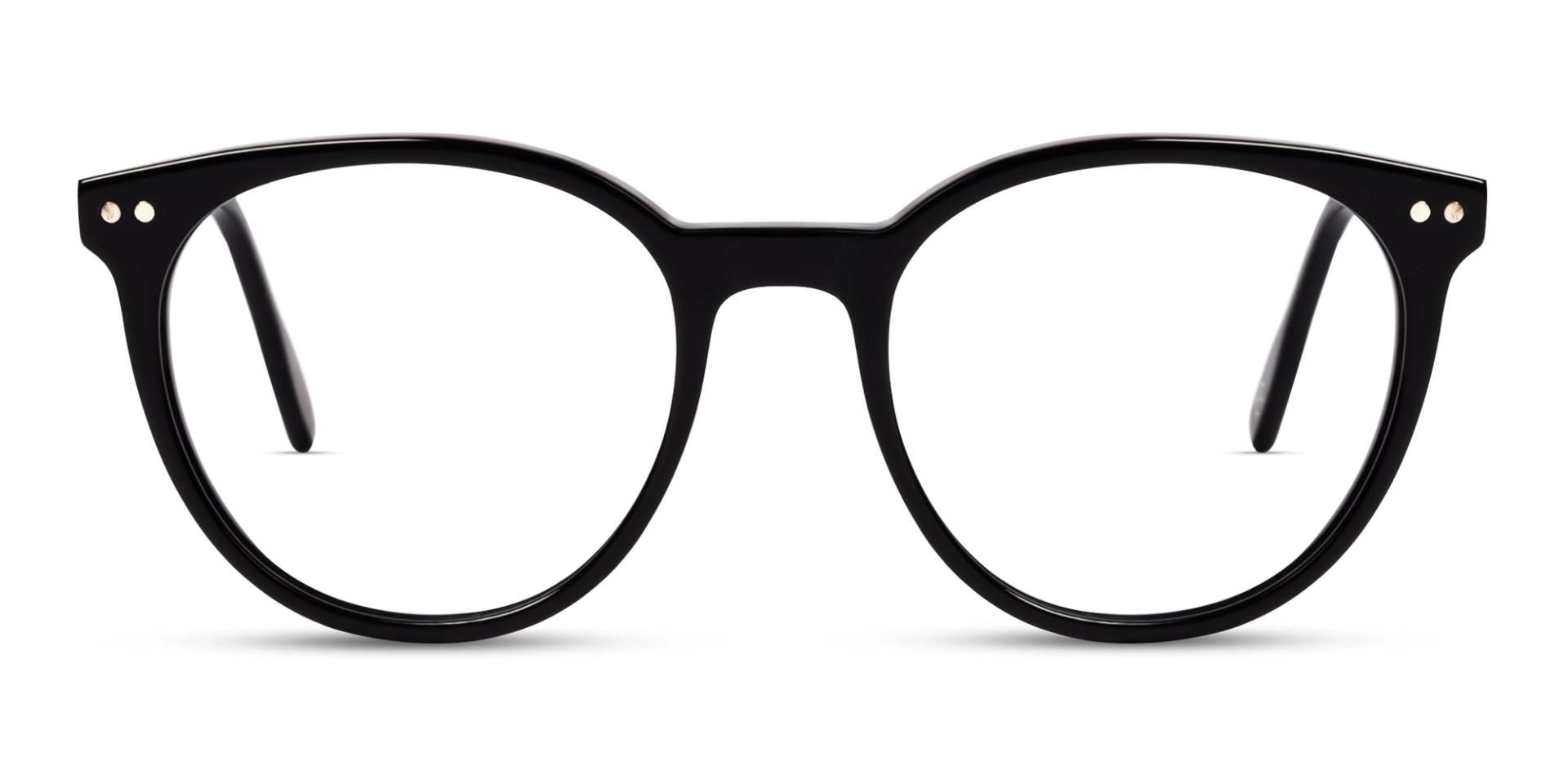 Black Clip-On Glasses with Yellow & Dark Grey Lenses Black Clip-On Glasses with Yellow & Dark Grey Lenses