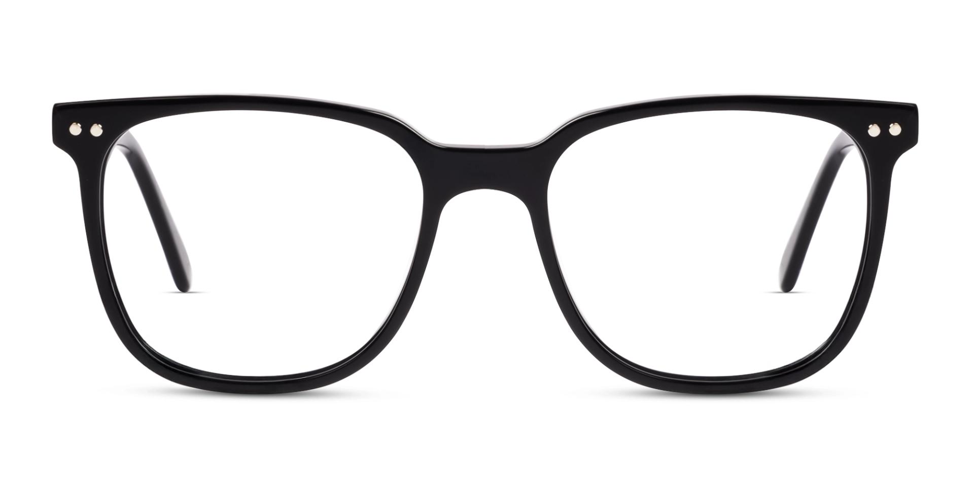 Black Magnetic Clip-On Prescription Glasses – Green & Yellow