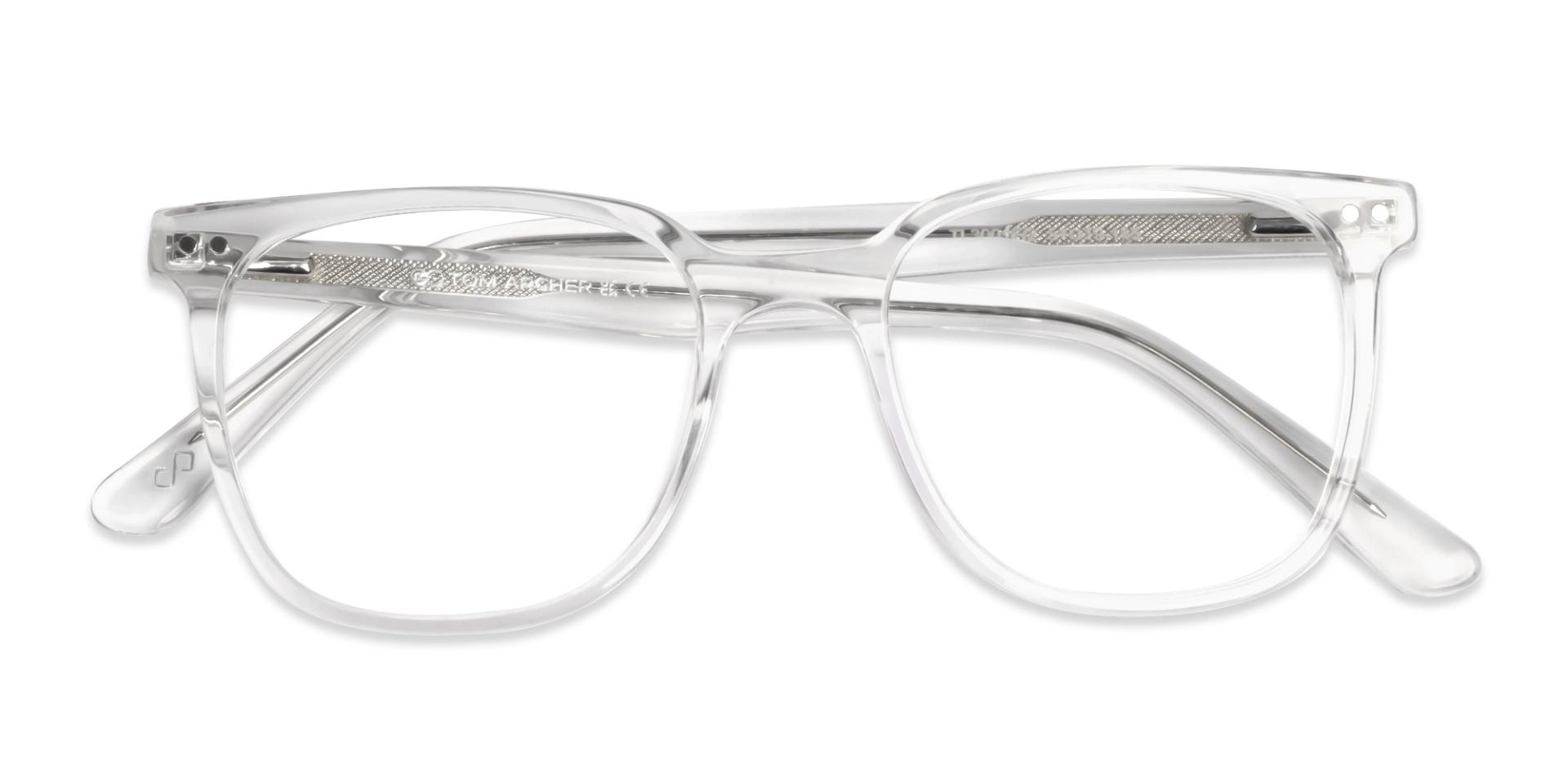 Crystal Clear Magnetic Clip-On Glasses – Yellow & Grey