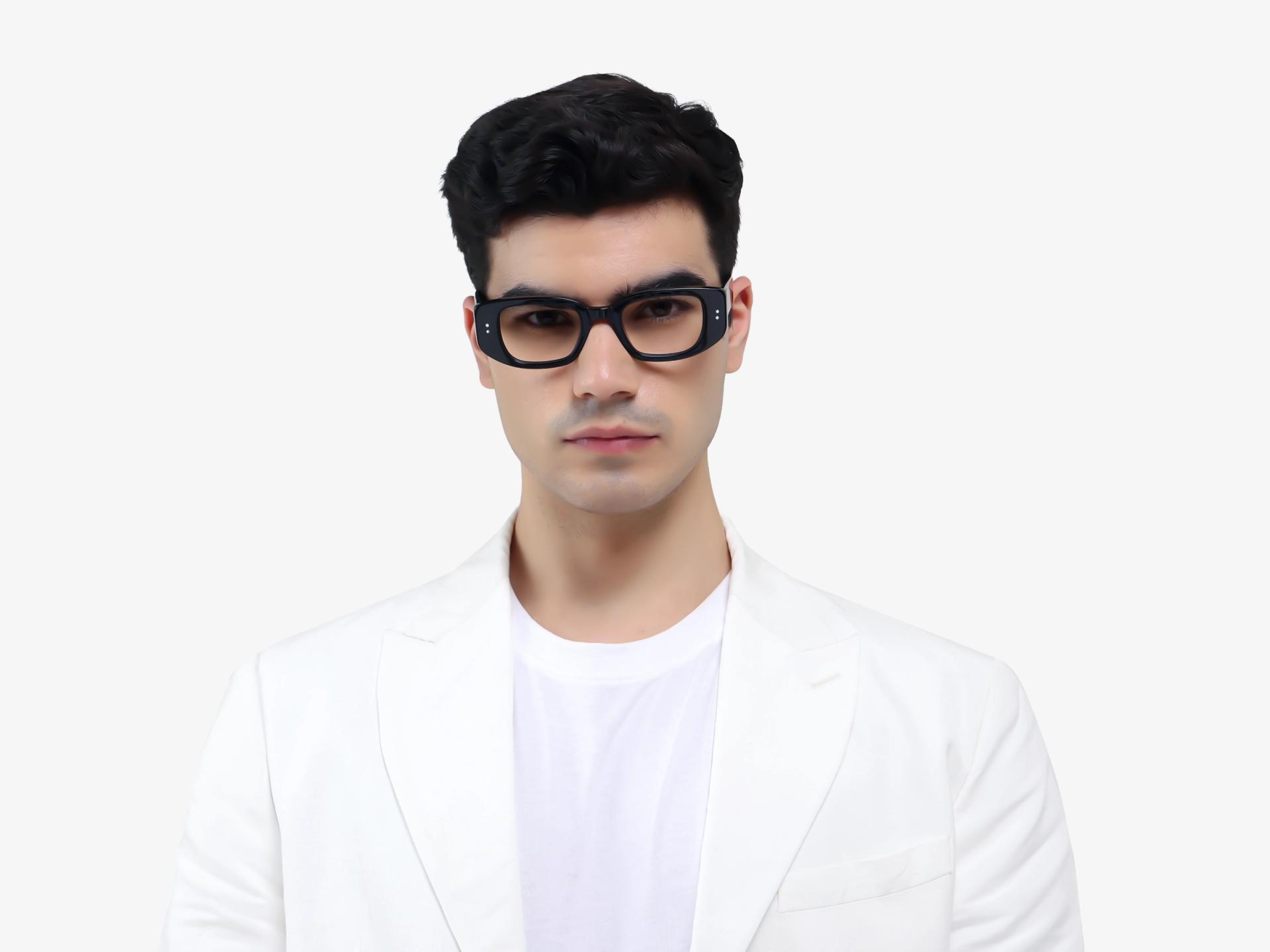 Thick Black Rectangular Fullrim Glasses