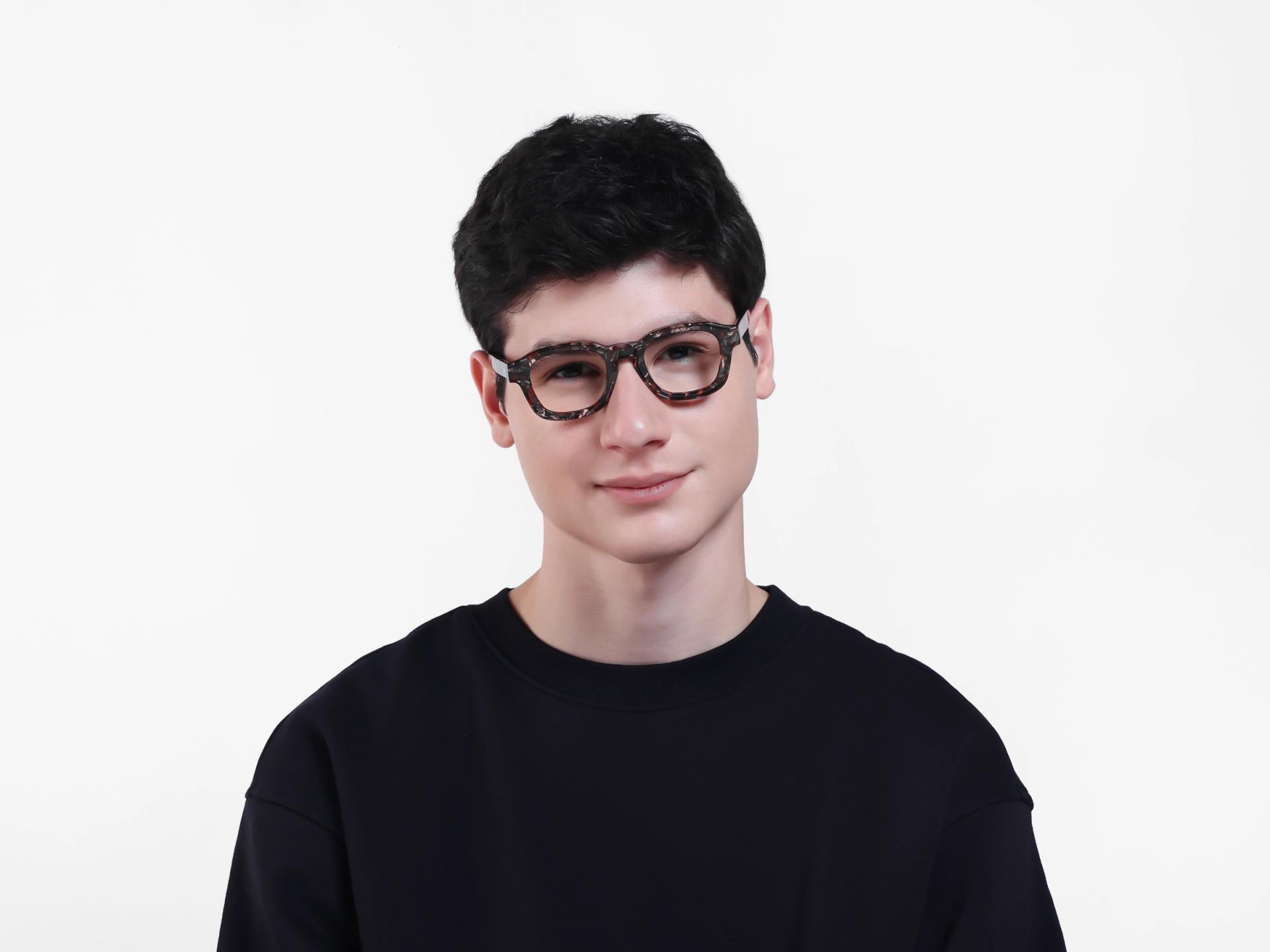 Wren Abstract Square Fullrim Acetate Glasses-1