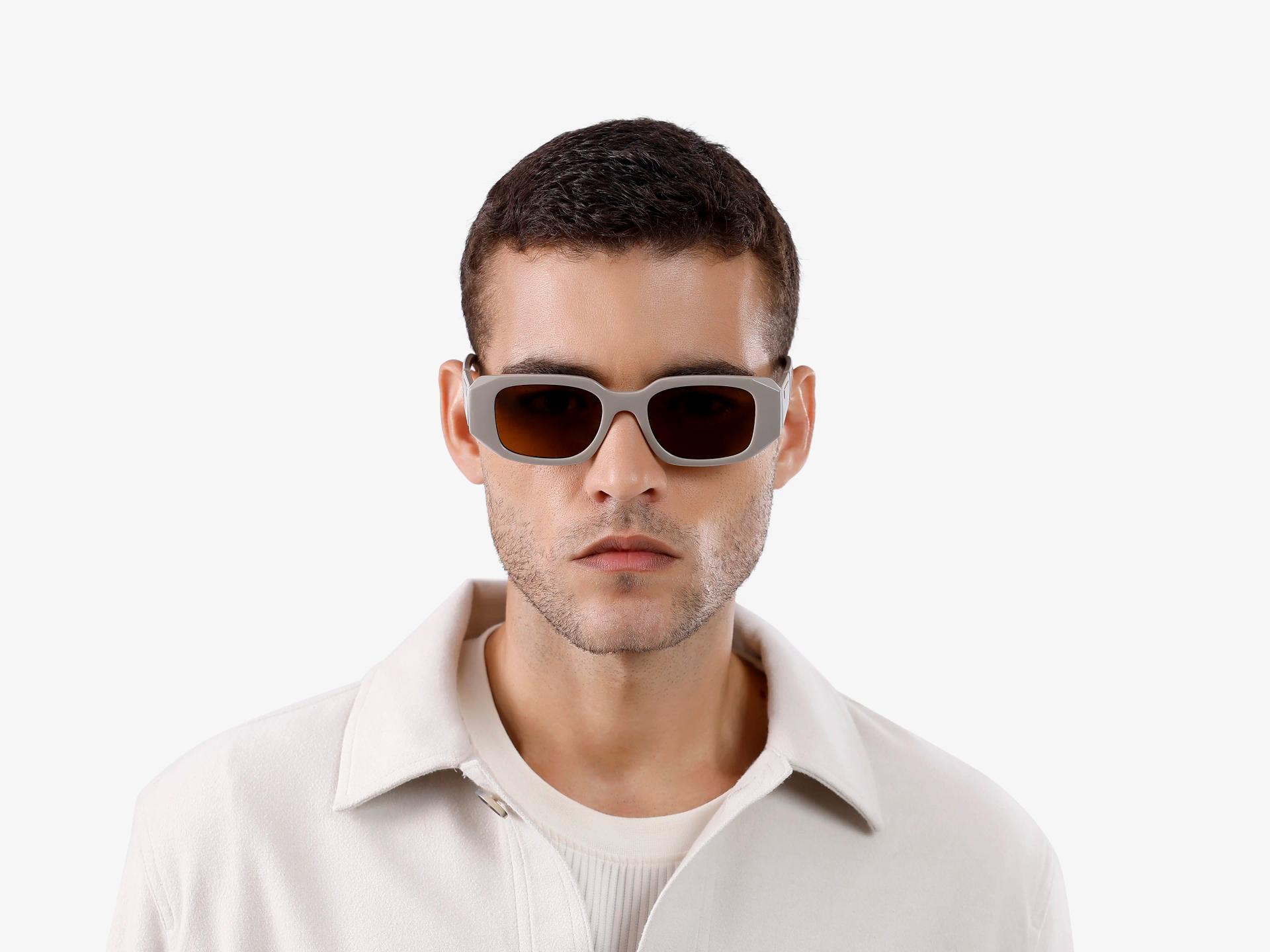 Mouse Grey Oversized Frame With Grey Tint Sunglasses-1