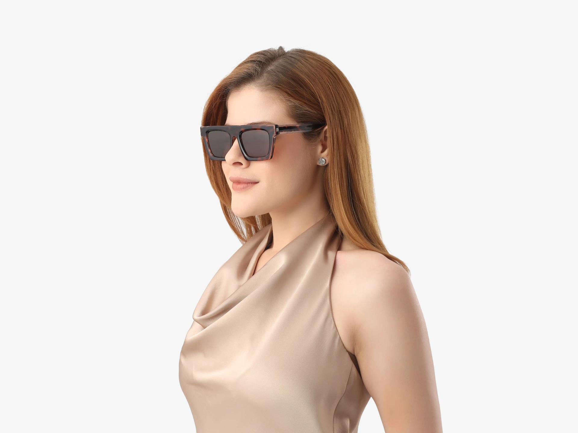 Honey Tortoise Sunglasses With Brown Tint-1