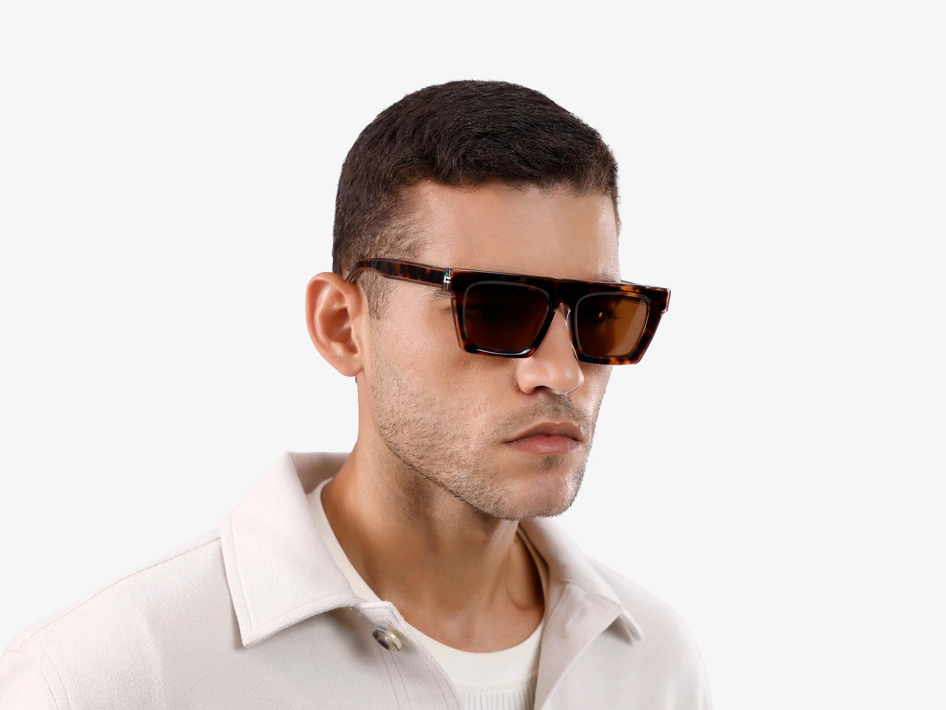 Honey Tortoise Sunglasses With Brown Tint-1