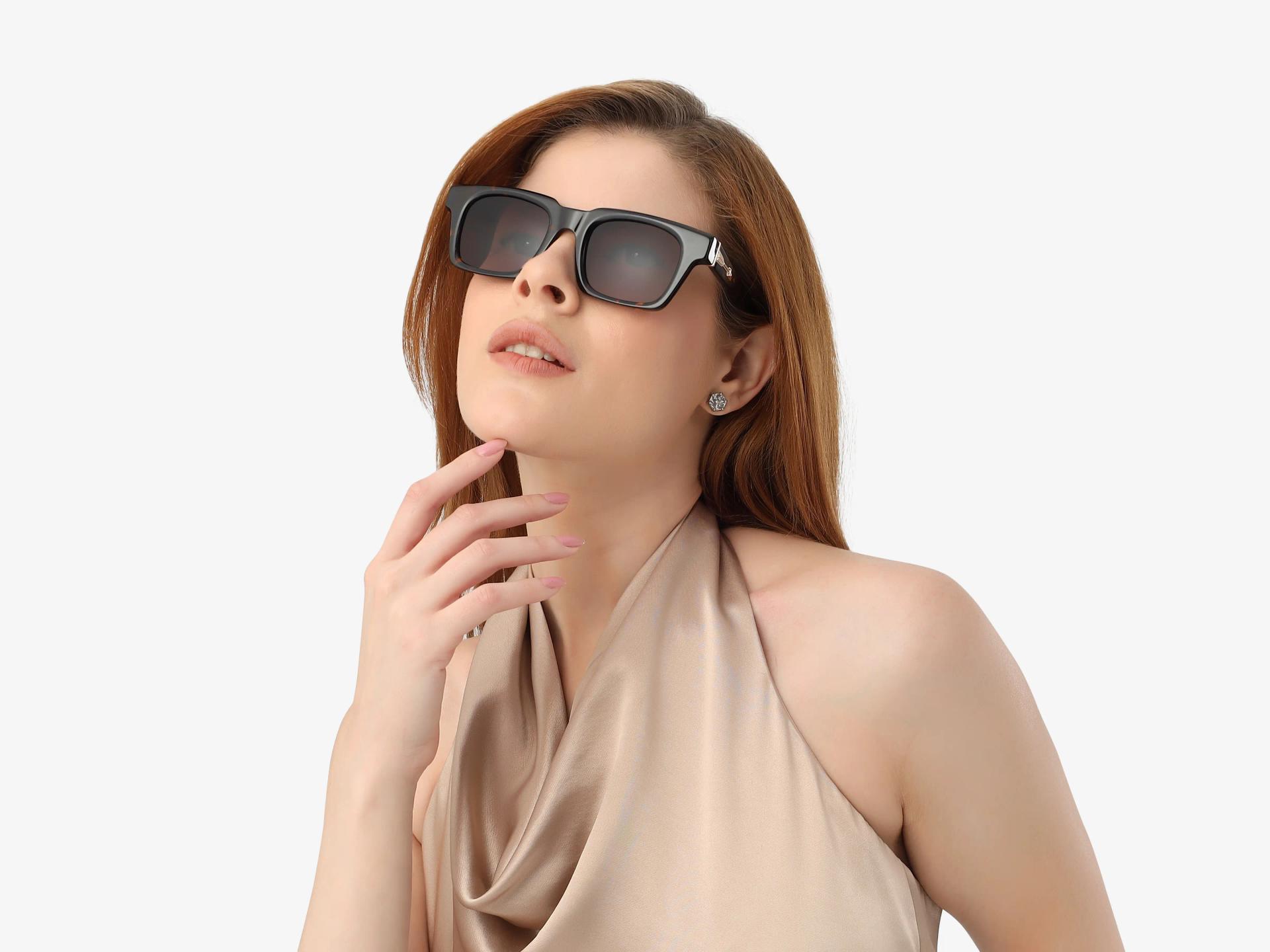 Dark Tortoise Frame With Brown Tint Sunglasses-1