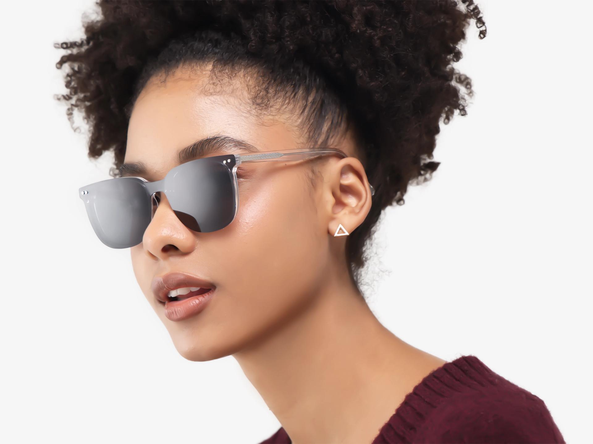 Crystal Clear Magnetic Clip-On Glasses – Yellow & Grey