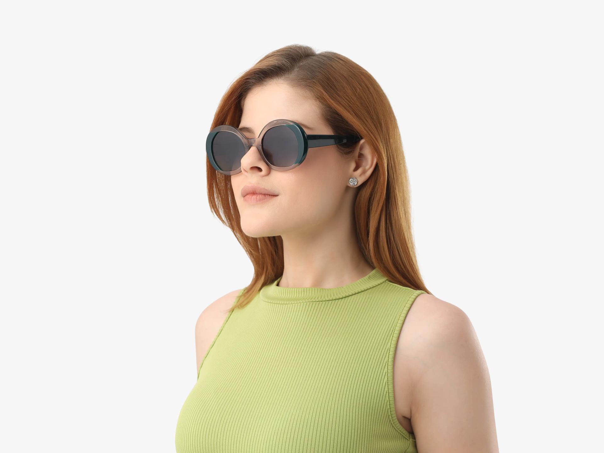 Grey Polarized Sunglasses With Grey Tint-1