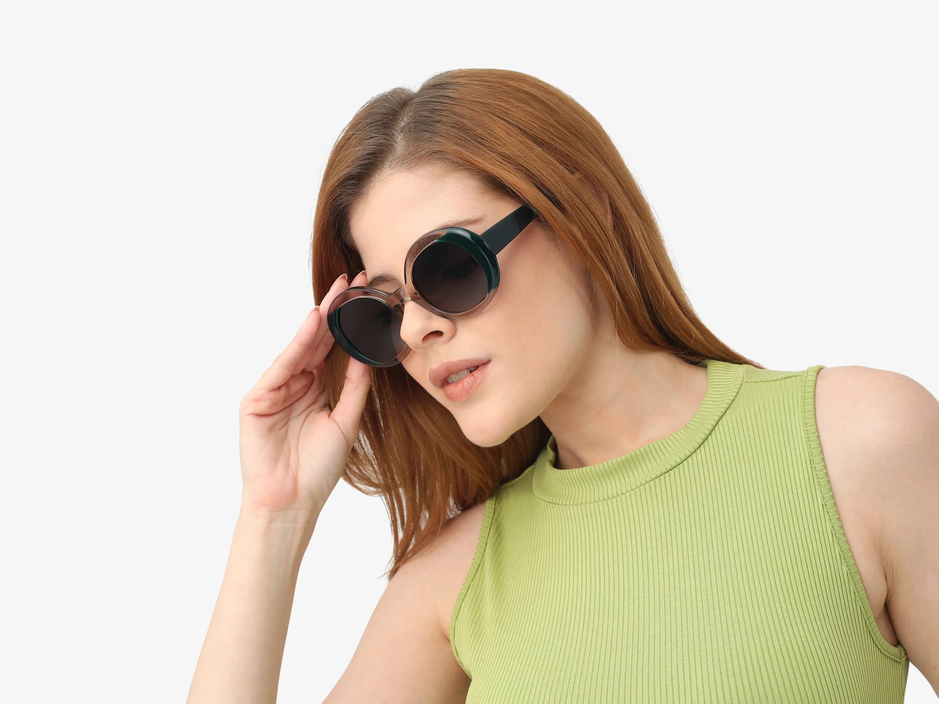 Grey Polarized Sunglasses With Grey Tint-1