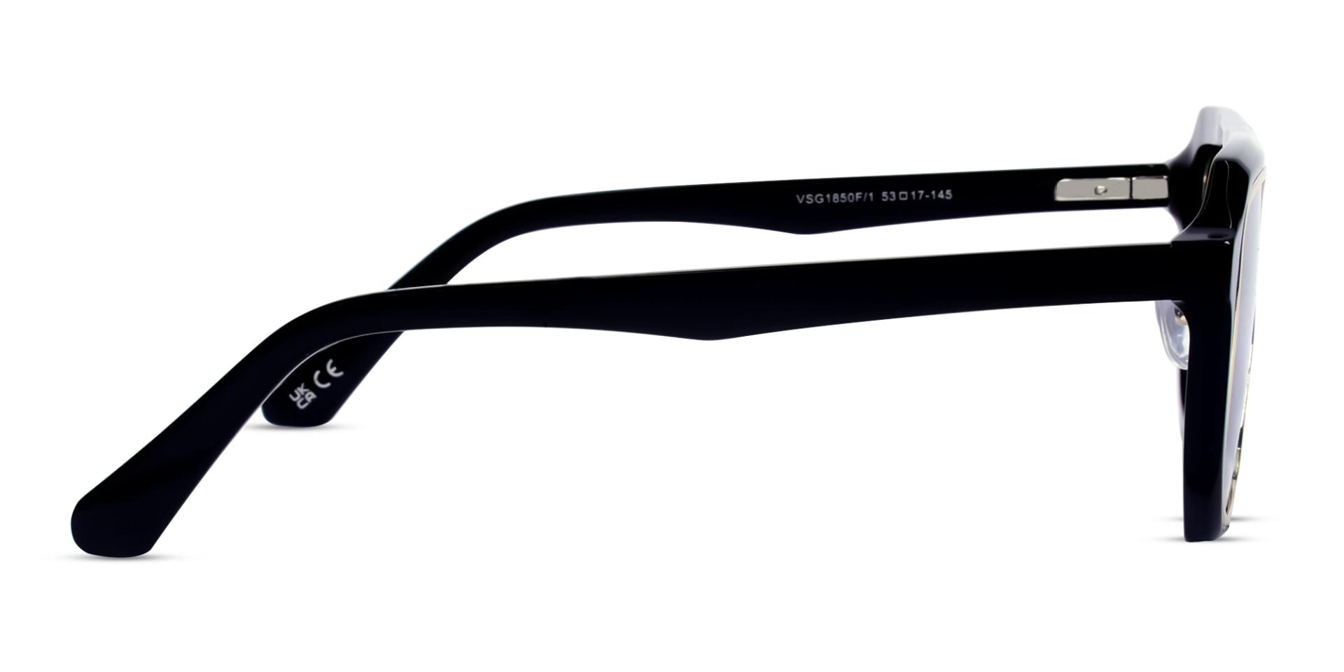 Black Vintage Frame With Grey Tint Sunglasses
