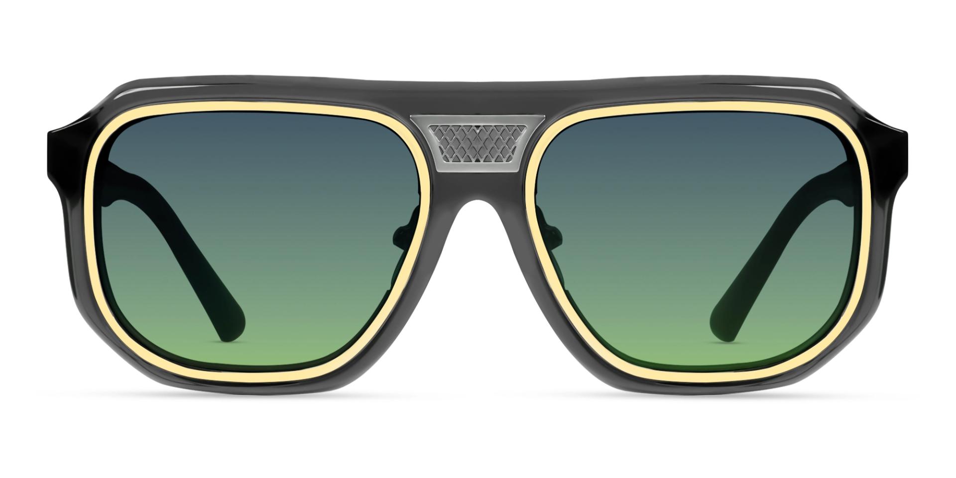 Grey vintage square Sunglasses With Grey Tint Grey vintage square Sunglasses With Grey Tint