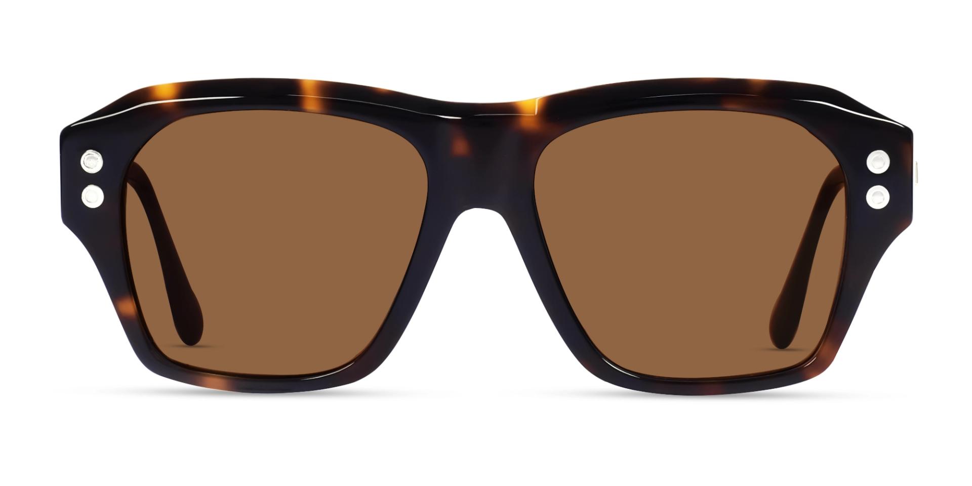 Oversized Tortoise Fullrim Frame With Brown Tint Sunglasses