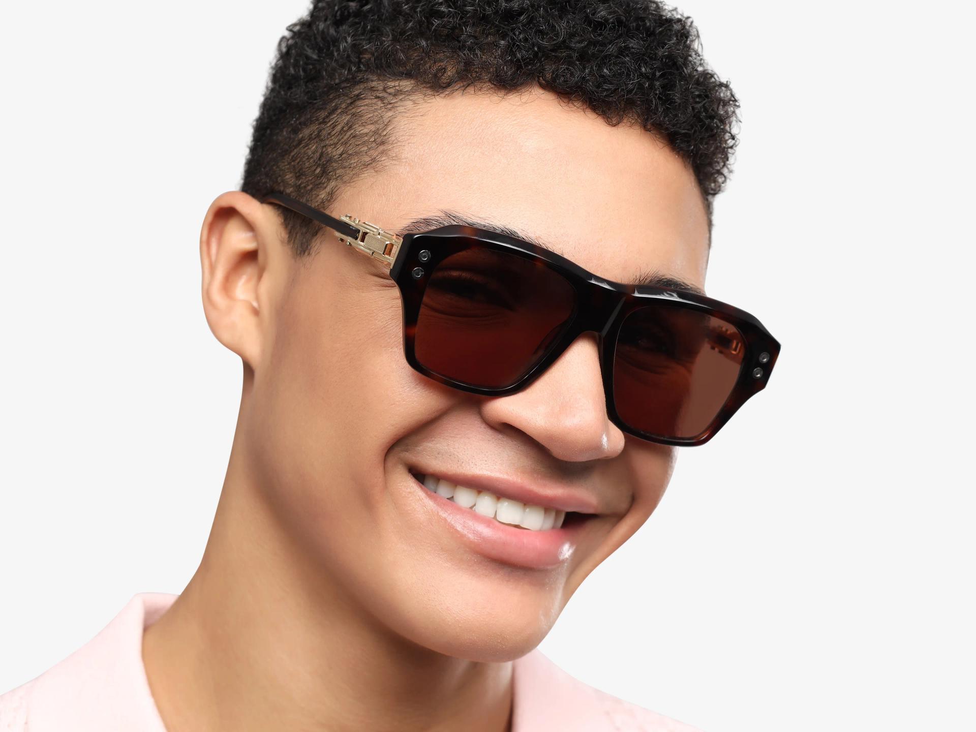 Oversized Tortoise Fullrim Frame With Brown Tint Sunglasses