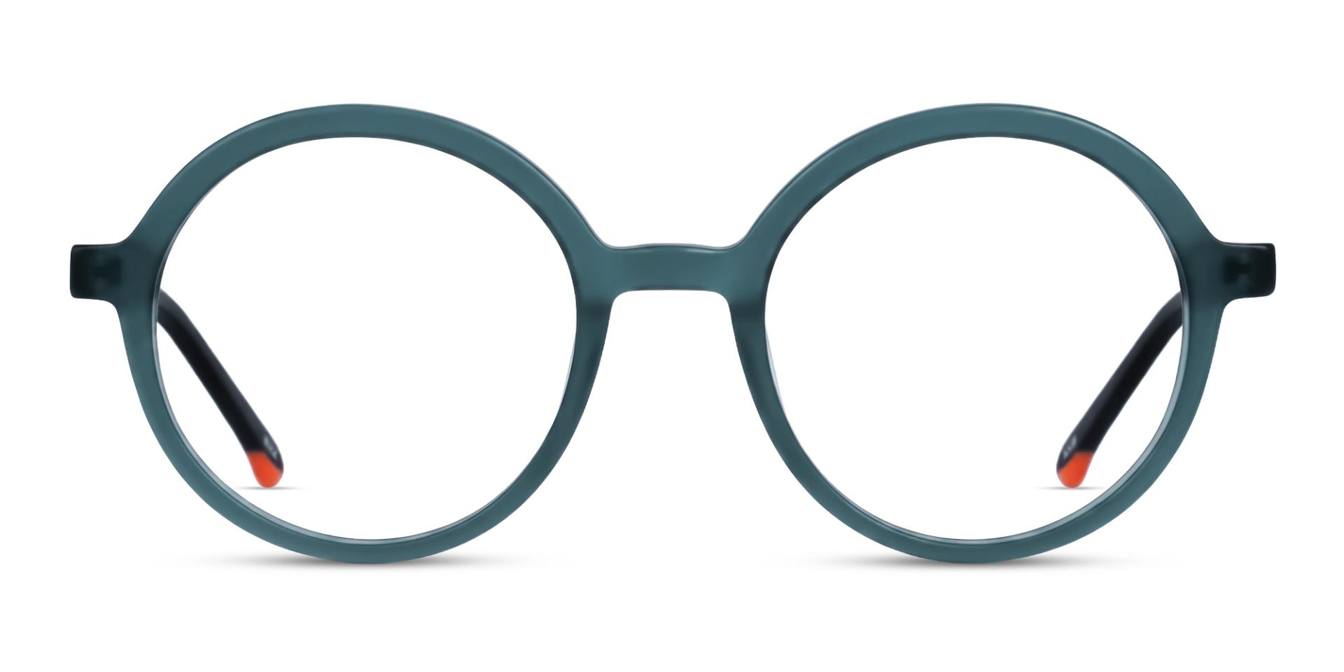 Translucent Steel Grey Big Round Acetate Eyeglasses Translucent Steel Grey Big Round Acetate Eyeglasses