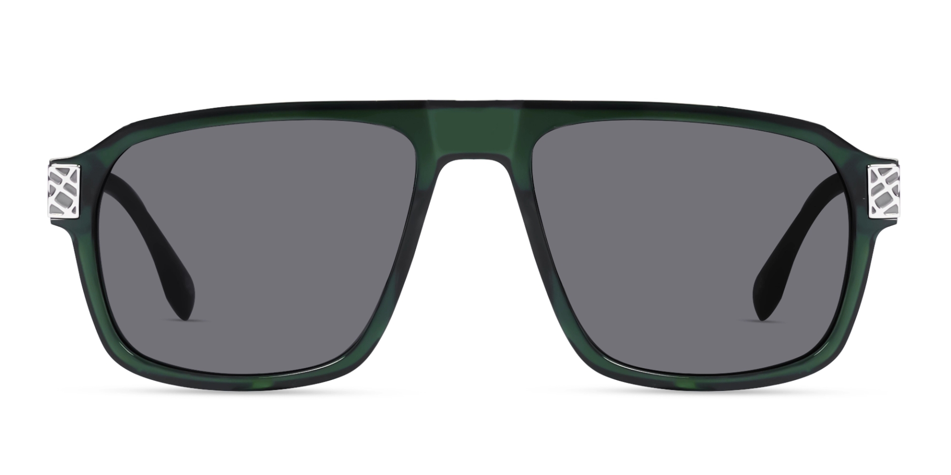 Crystal Green Square Shaped Sunglasses Crystal Green Square Shaped Sunglasses
