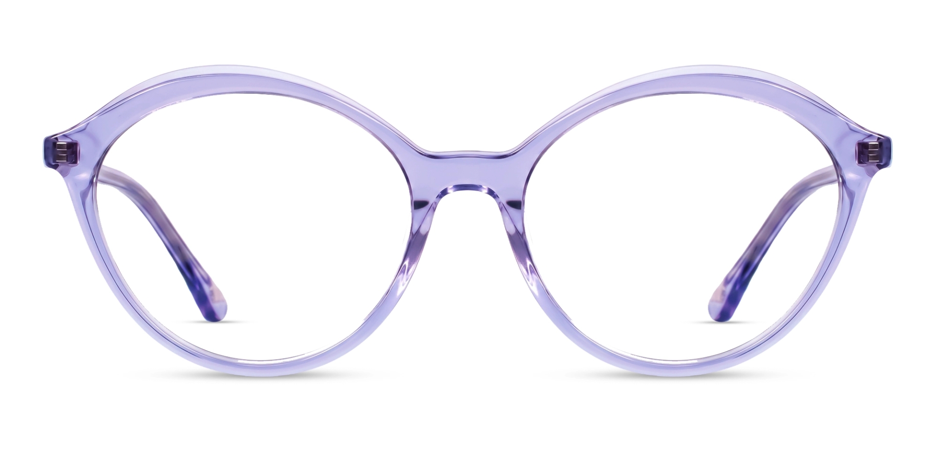 Crystal Purple Butterfly Fullrim Glasses