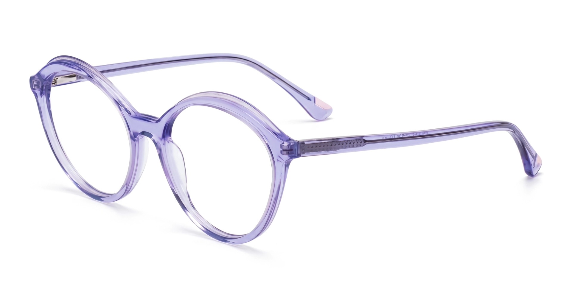 Crystal Purple Butterfly Fullrim Glasses