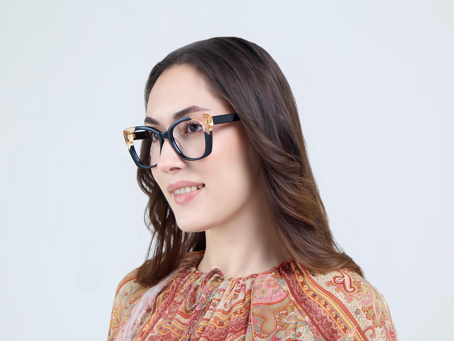 Large Black Butterfly Glasses For Female-1