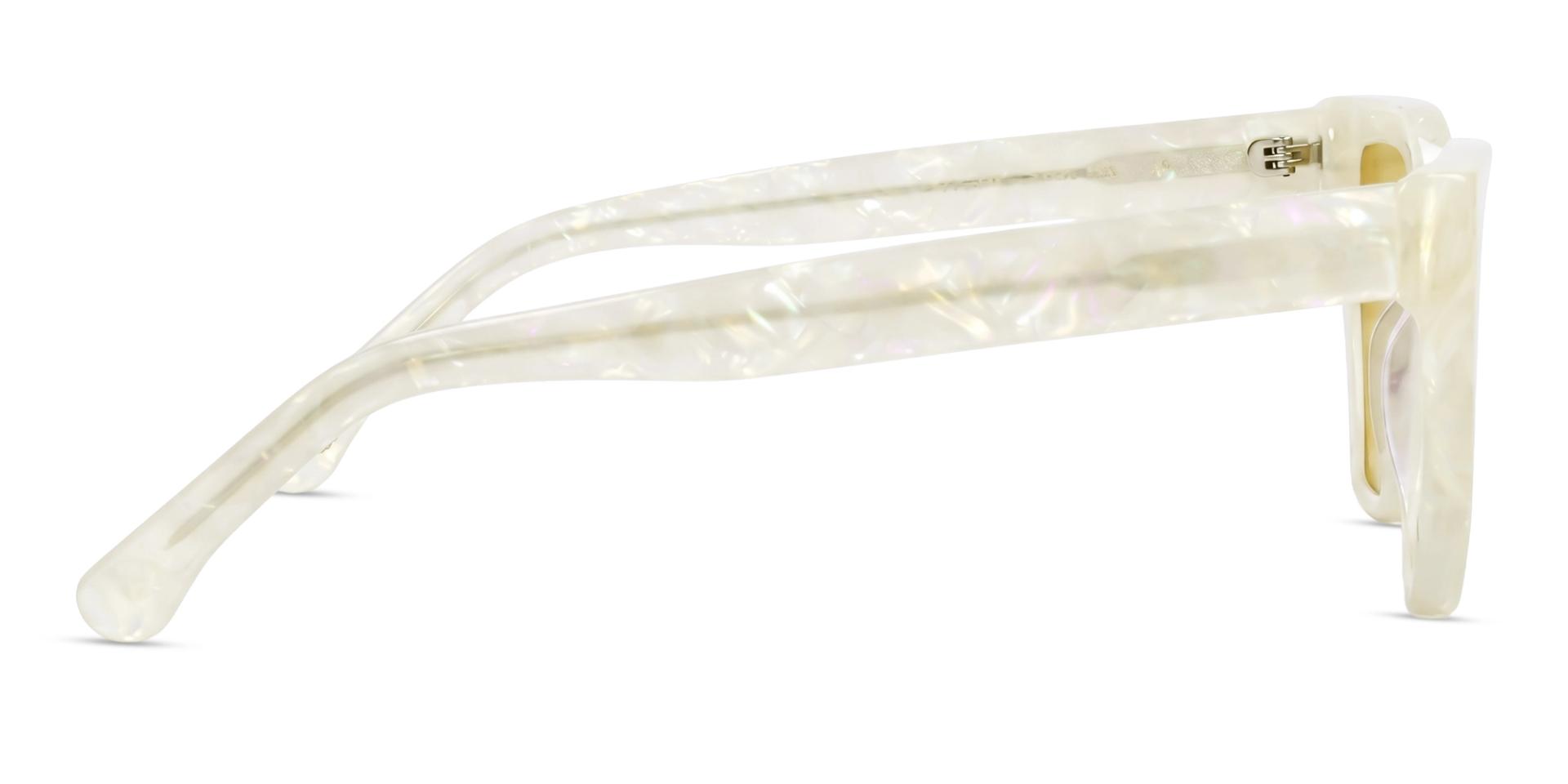 Pearl White Marble Frame With Brown Tint Sunglasses