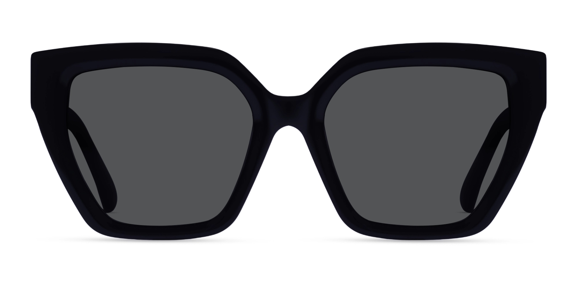 Square Black Frame With Grey Tint Sunglasses Square Black Frame With Grey Tint Sunglasses