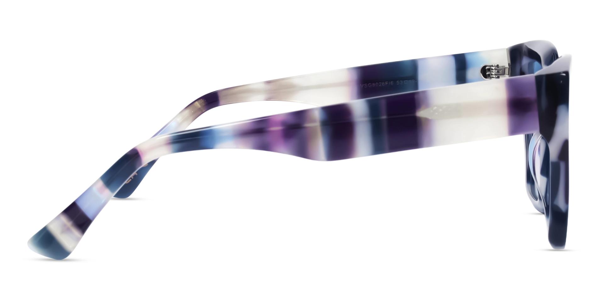 Pearl Blue Grotto Frame With Blue Tint Sunglasses