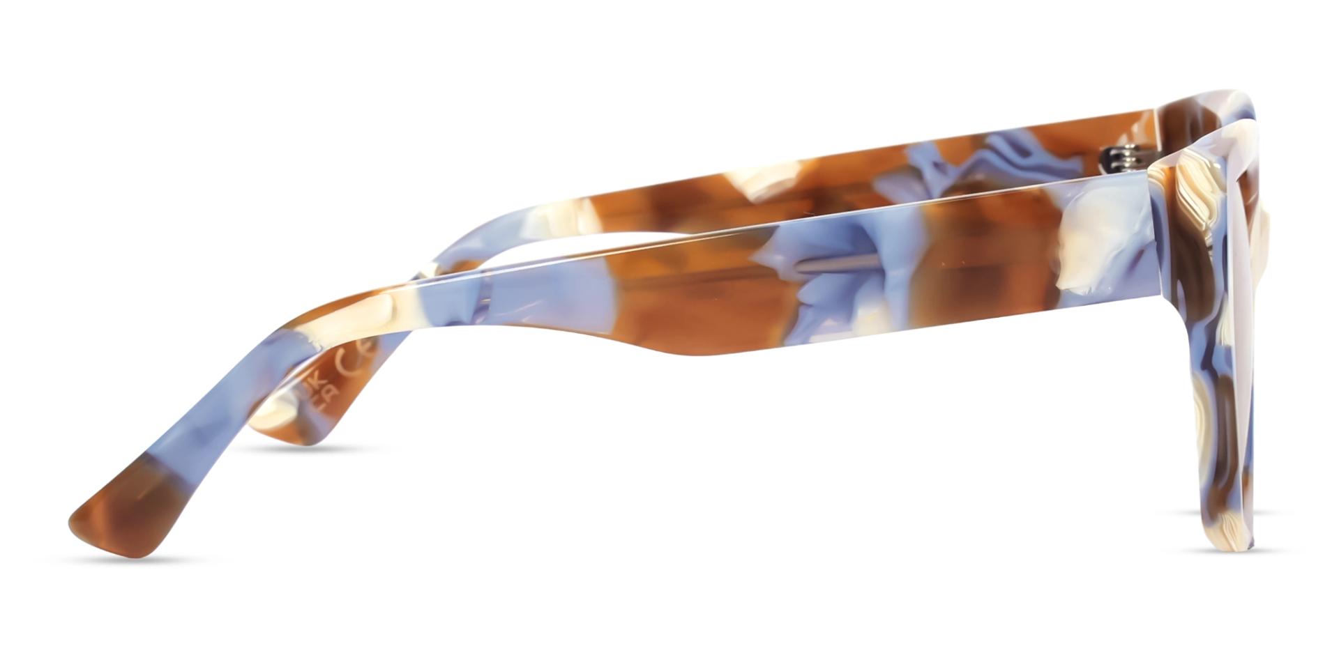Caramel Marble Frame With Brown Tint Sunglasses