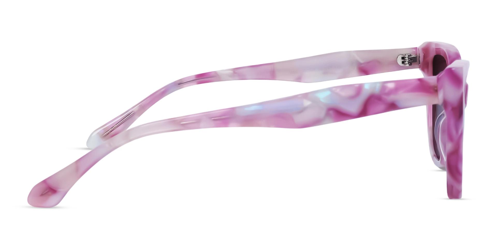 Pink Marble Frame With Brown Tint Sunglasses