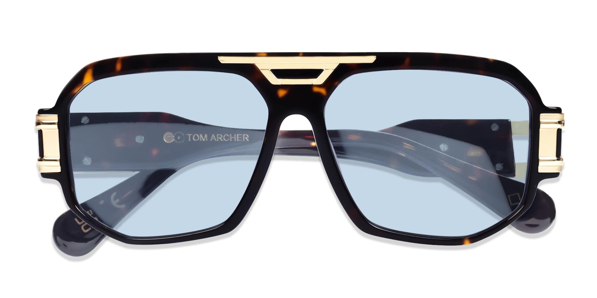 Oversized Tortoise Frame With Grey Tint Sunglasses