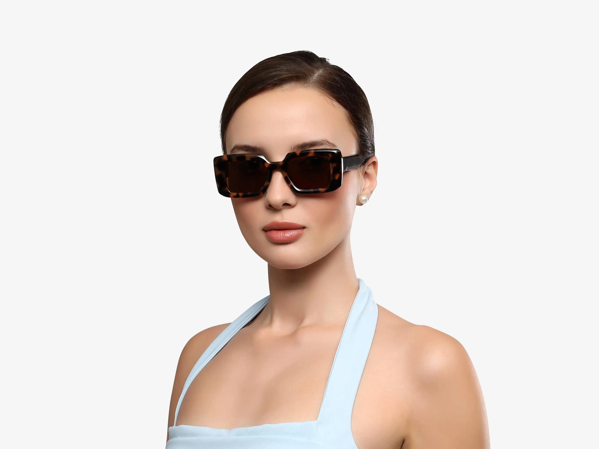 Honey Tortoise Frame With Brown Polarised Tint Sunglasses-1