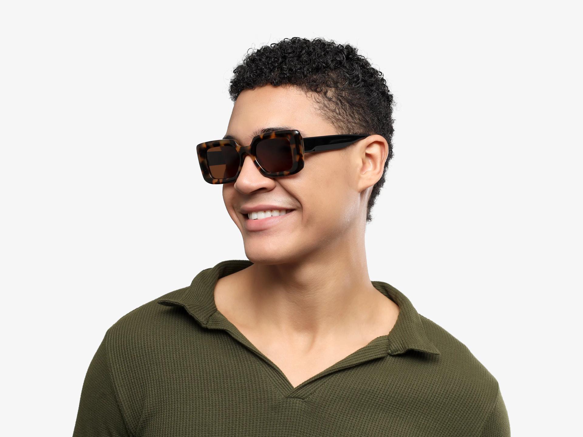 Honey Tortoise Frame With Brown Polarised Tint Sunglasses-1