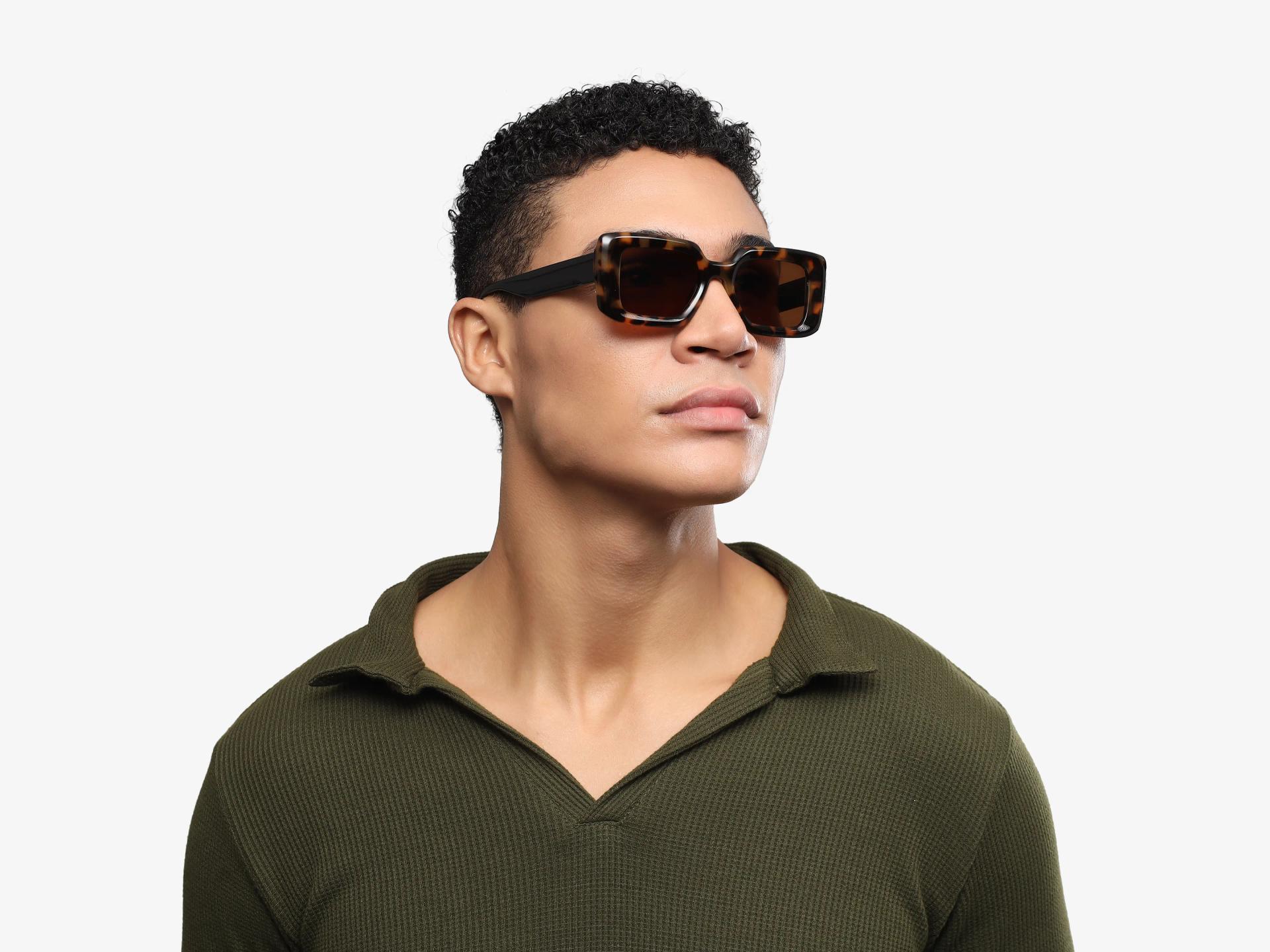 Honey Tortoise Frame With Brown Polarised Tint Sunglasses-1