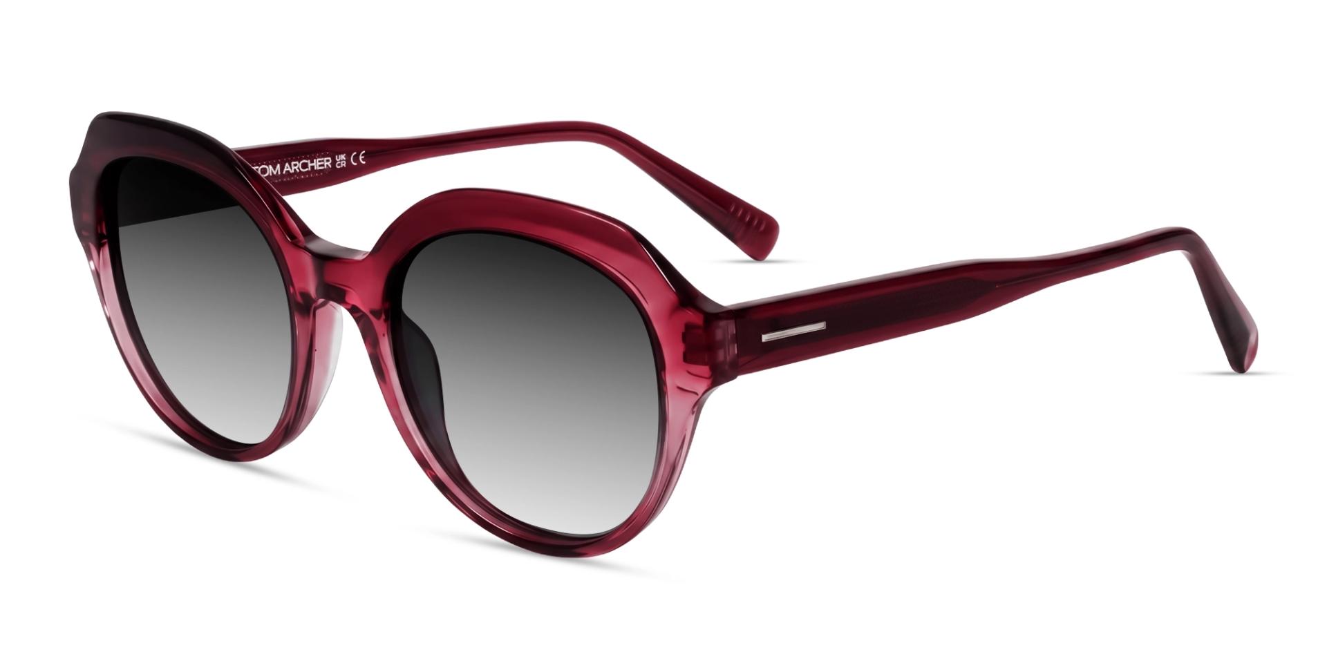 Crystal Rose Butterfly Frame With Grey Tint Sunglasses-3 Crystal Rose Butterfly Frame With Grey Tint Sunglasses-3